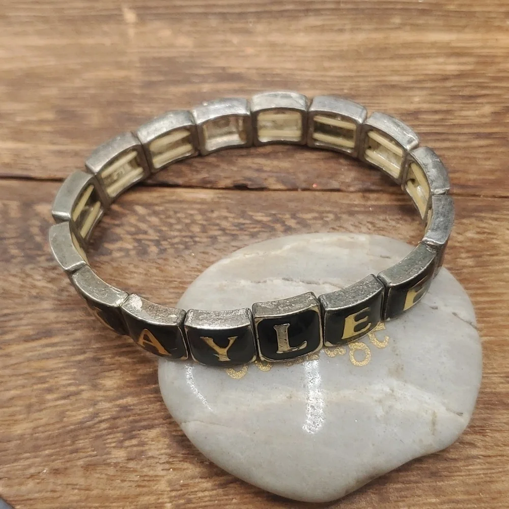 B2008 customized Kaylee stretch panel bracelet‎ vintage